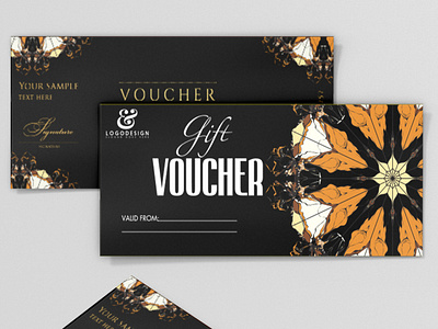 Gift Voucher  sale gift card banner template