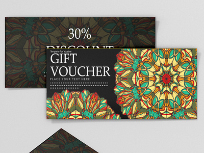 Gift Voucher  sale gift card banner template