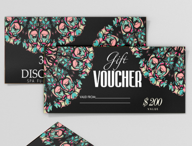 Gift Voucher sale gift card banner template by Md Shopon Hossen on Dribbble