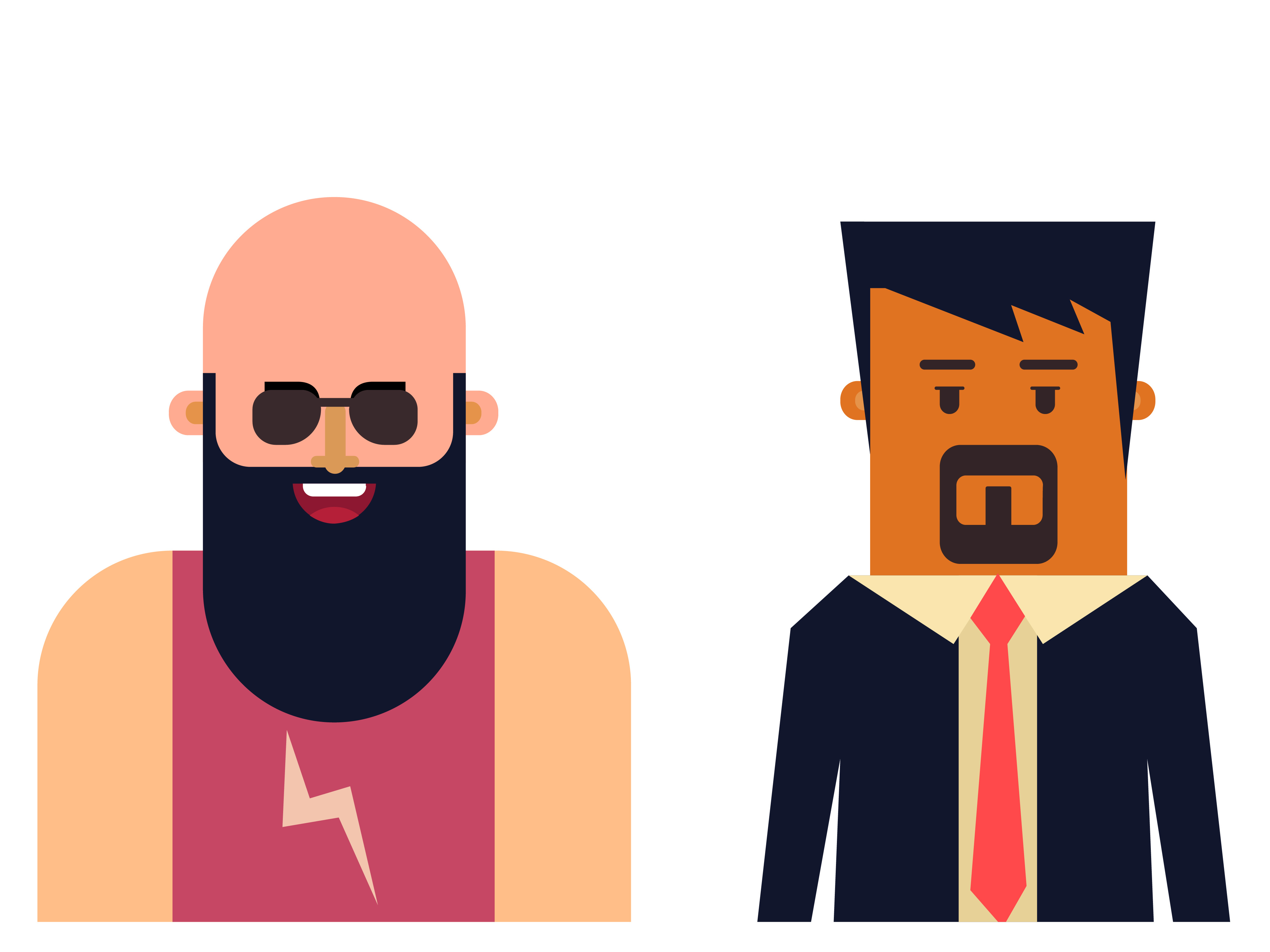 People Cartoon Characters 8 01 By Md Shopon Hossen On Dribbble