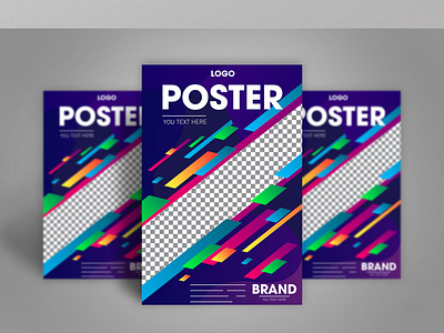 creative poster design vector template by Md Shopon Hossen on Dribbble