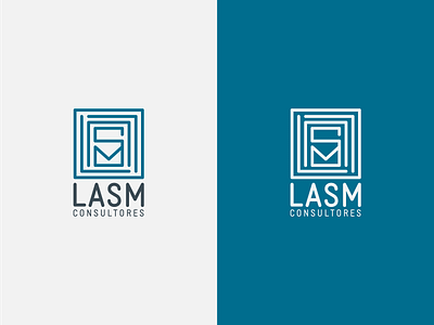 LASM Consultores Monogram brand design branding design designer graphic graphic design identity logo logomark mark monogram symbol