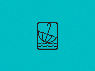 Floating Umbrella abstract art brand design branding character concept design designer flat geometric graphic graphic design guides identity illustration logo logomark mark symbol vector