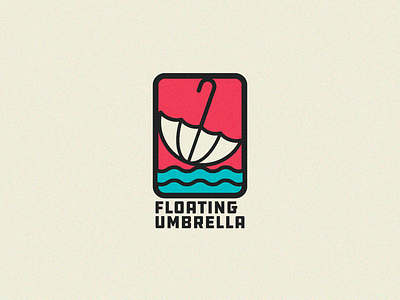 Floating Umbrella Logo abstract art brand design branding colors concept design designer flat geometric graphic graphic design identity illustration logo logomark mark minimal symbol vector