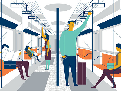 Metro - Carriall Backpack Film Illustration