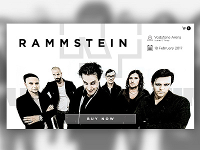 Event Overlay concert event rammstein ticket