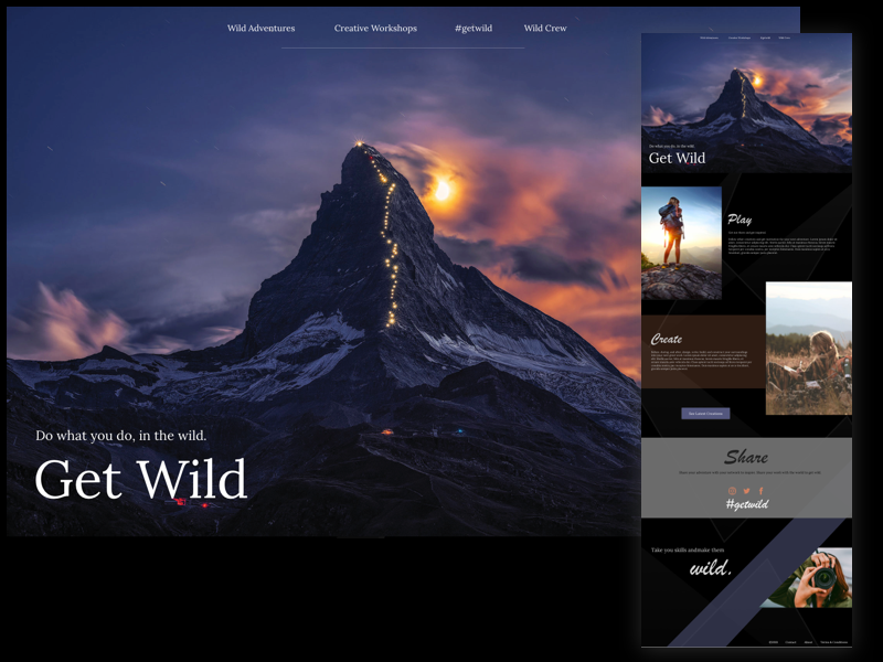 Get Wild by Carey on Dribbble