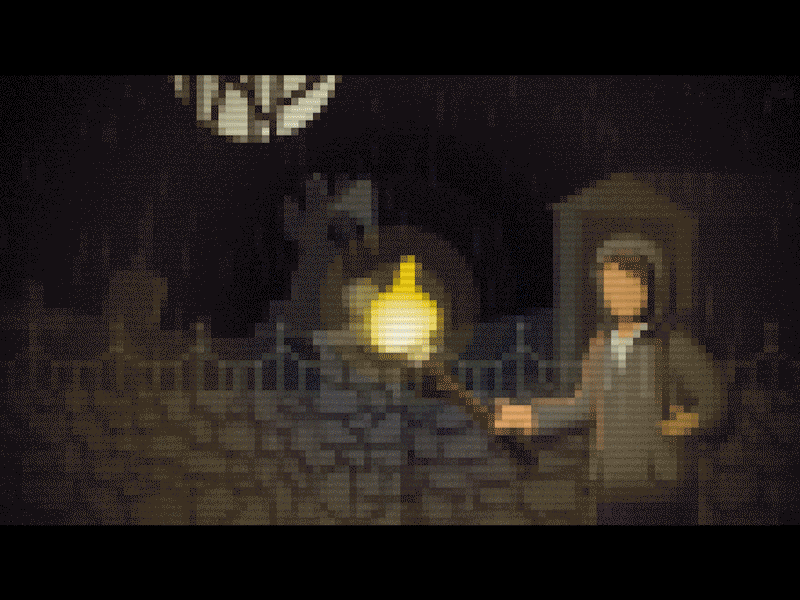 A Graveyard Stroll animation character design halloween illustration motion pixel pixel art spooky