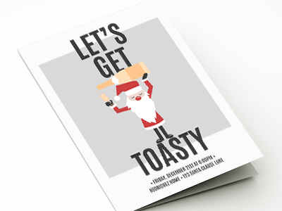 Lets Get Toasty - design graphic illustration print