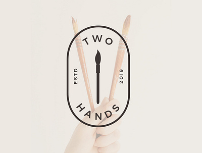 Two Hands Main branding design graphic design logo