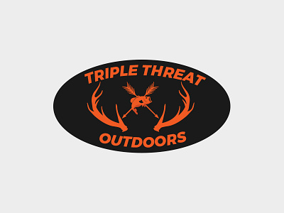 Triple Threat Outdoors adobe graphicdesign illustrator logo photoshop triplethreatoutdoors