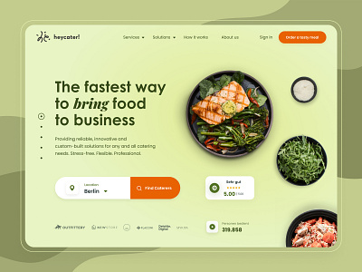 Heycater Website Design