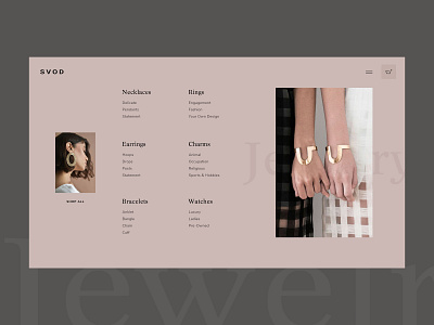Jewelry Shop Svod adobe photoshop concept design ecommerce shop store ui ui ux ux web design