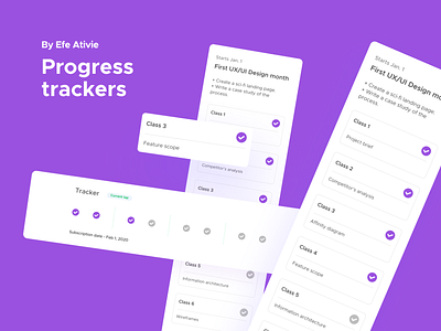 Progress tracker