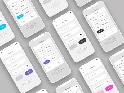 Book creation app app branding design design thinking interface ios mobile mobile app development product design ui ui ux ux design