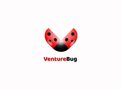 Logo for VentureBug 2d art branding clean design dribbble flat icon identity illustration logo minimal vector artwork