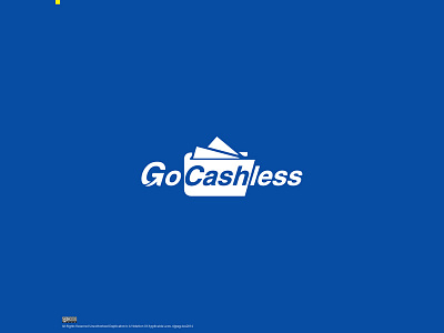 Gocashless Logo adobe illustrator branding graphic design logo design negative space