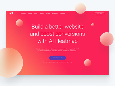 AI Heatmap Landing Page