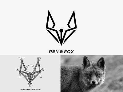 FOX & PEN vector