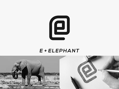 E for ELEPHANT by Plekbungkus on Dribbble