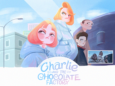 Charlie and the Chocolate Factory character design film illustration role