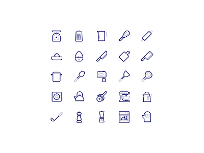 Kitchen icons