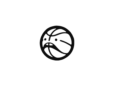 Yo ball baller basketball icon logo logodesign logomark