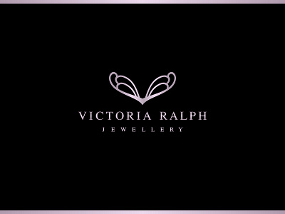 Victoria Ralph Jewellery - Logo art classy decorative hand drawn jewellery jewelry designer logo