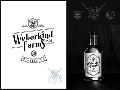 Weberkind Farms Distilling - Logo&Label