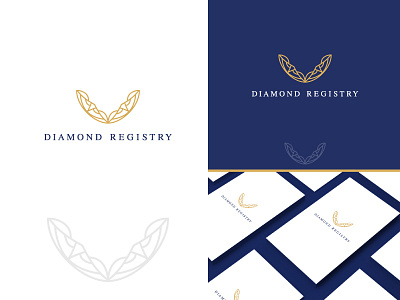 Diamond Registry -Logo and Brand ID abstact brand classy creative design diamond elegant jewelry logo luxury