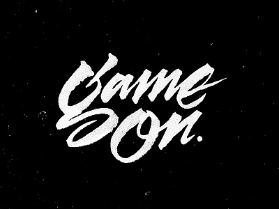 game on. brush brushpen calligraphy game handmade letters max on pen pirsky practice type