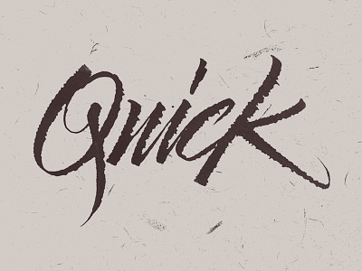 Quick calligraphy custom dirty handmade lettering letters max pirsky quick ruling pen tiralinee type