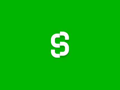 S is for... branding flat logo mark minimal s shadow simple symbol