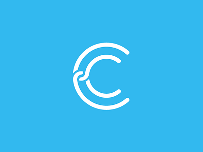 CC branding cc change geometric identity knot link logo mark minimal startup symbol