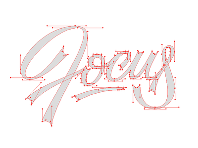 Focus Beziers bezier curves custom lettering typography vector