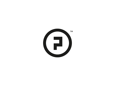 P branding furniture identity logo mark minimal puzzle simple symbol typography
