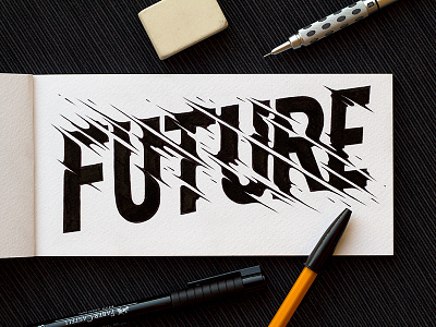 Future future goodtype lettering sketch typography