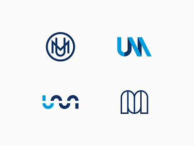 UM Exploration branding logistics logo mark minimal monogram symbol um unimasters