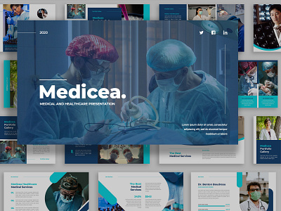 MEDICEA - Medical and Healthcare Presentation Template google slides template keynote template layout powerpoint template presentation presentation template