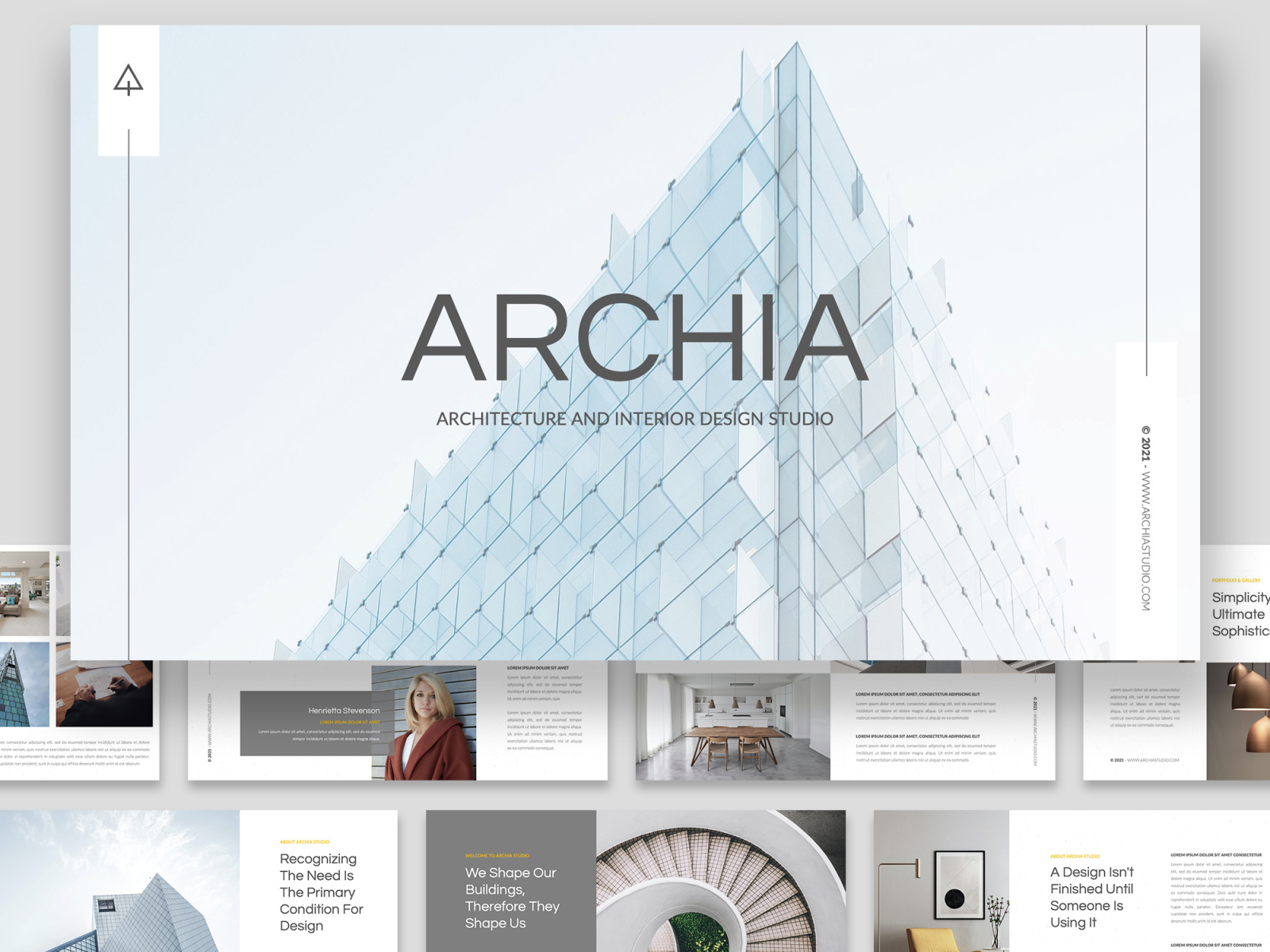 Archia - Architecture And Interior Presentation Template By Fluff ...