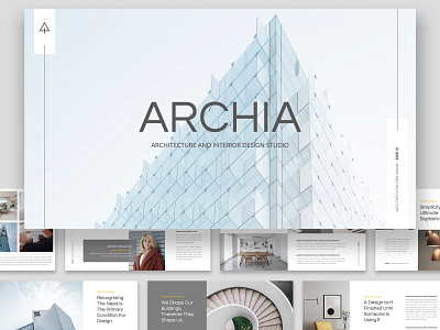 Archia - Architecture and Interior Presentation Template google slides template keynote template layout powerpoint template presentation presentation template