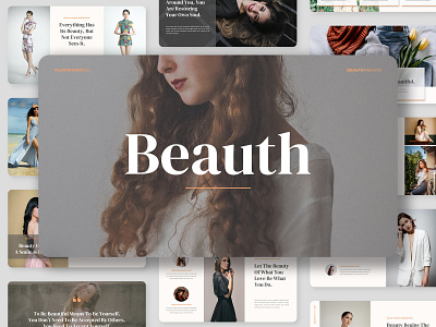 Beauth - Fashion and Beauty Presentation Template google slides template keynote template layout powerpoint template presentation presentation template