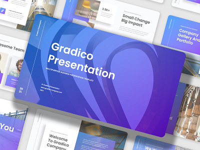 Gradico - Modern Multipurpose Business Presentation Template