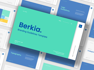 Berkia - Modern Minimalist Branding Guidelines Template