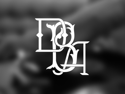 DBA dba identity logo monogram typeface