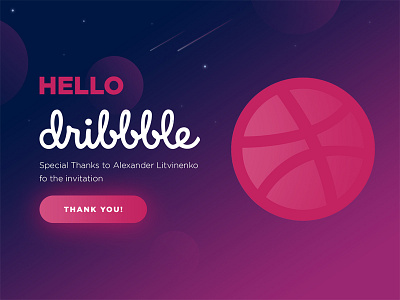 Hello Dribble debut dribbble first firstshot hello welcome