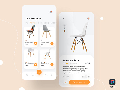 E-commerce App UI (Free Figma File) by Shakib on Dribbble