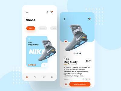 Shoes App add to cart app app design cart clean design ecommerce figma nike nike air max nike app product shoes shoes app shopping sneakers store app ui ux ux ui