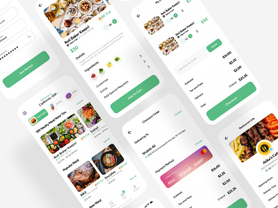 Food Delivery Service app app design apple clean clean ui delivery design food illustration interaction ios ios app landing page layout minimal mobile app sushi ui uidesign ux
