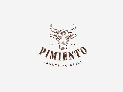Pimiento branding design id illustration logo